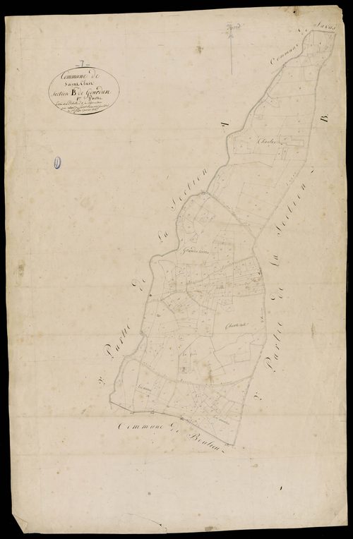 Saint-Clair - Section B - Feuillet 1