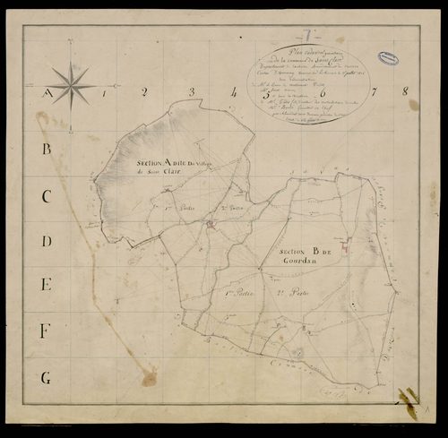 Saint-Clair - Tableau d'assemblage