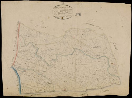 Saint-Etienne-de-Fontbellon - Section D - Feuillet 1