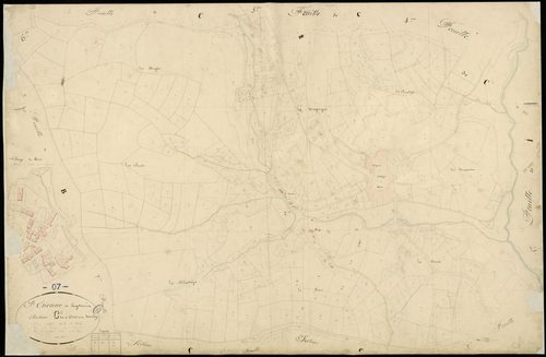 Saint-Etienne-de-Lugdarès - Section C - Feuillet 3
