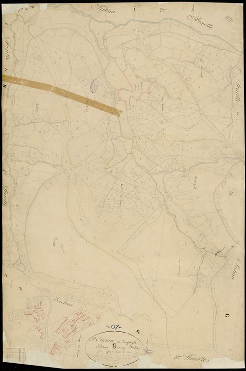 Saint-Etienne-de-Lugdarès - Section G - Feuillet 2
