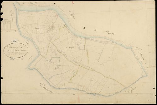 Saint-Etienne-de-Lugdarès - Section H - Feuillet 5