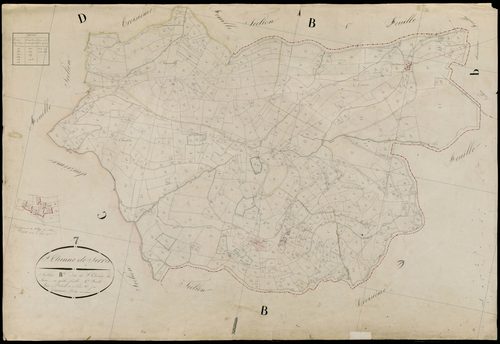 Saint-Etienne-de-Serre - Section B - Feuillet 4