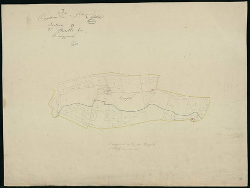Sainte-Eulalie - Section D - Feuillet 2 bis