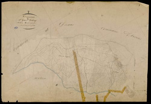 Saint-Genest-Lachamp - Section A - Feuillet 1
