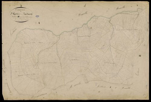 Saint-Genest-Lachamp - Section B - Feuillet 1