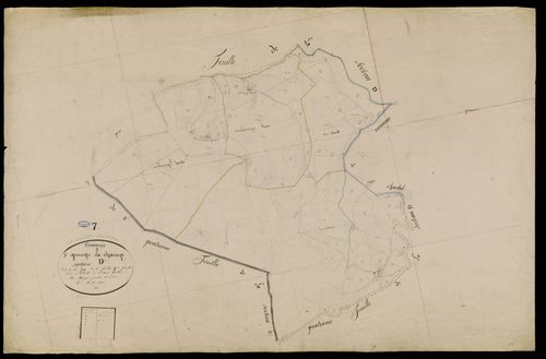 Saint-Genest-Lachamp - Section D - Feuillet 3