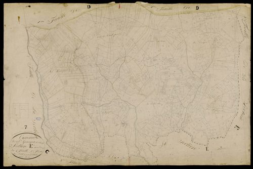 Saint-Genest-Lachamp - Section E - Feuillet 1