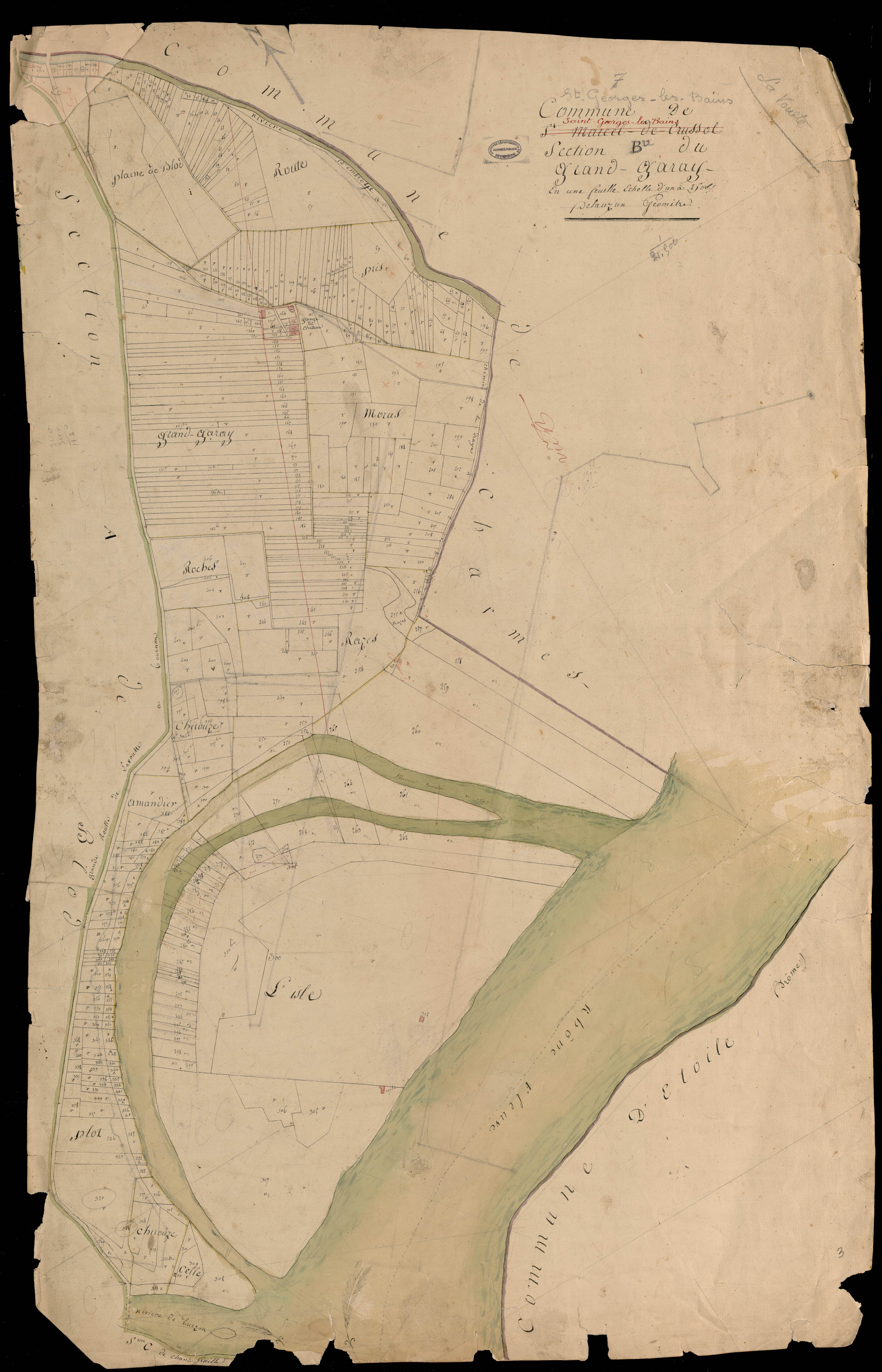 Saint-Georges-les-Bains - Section B
