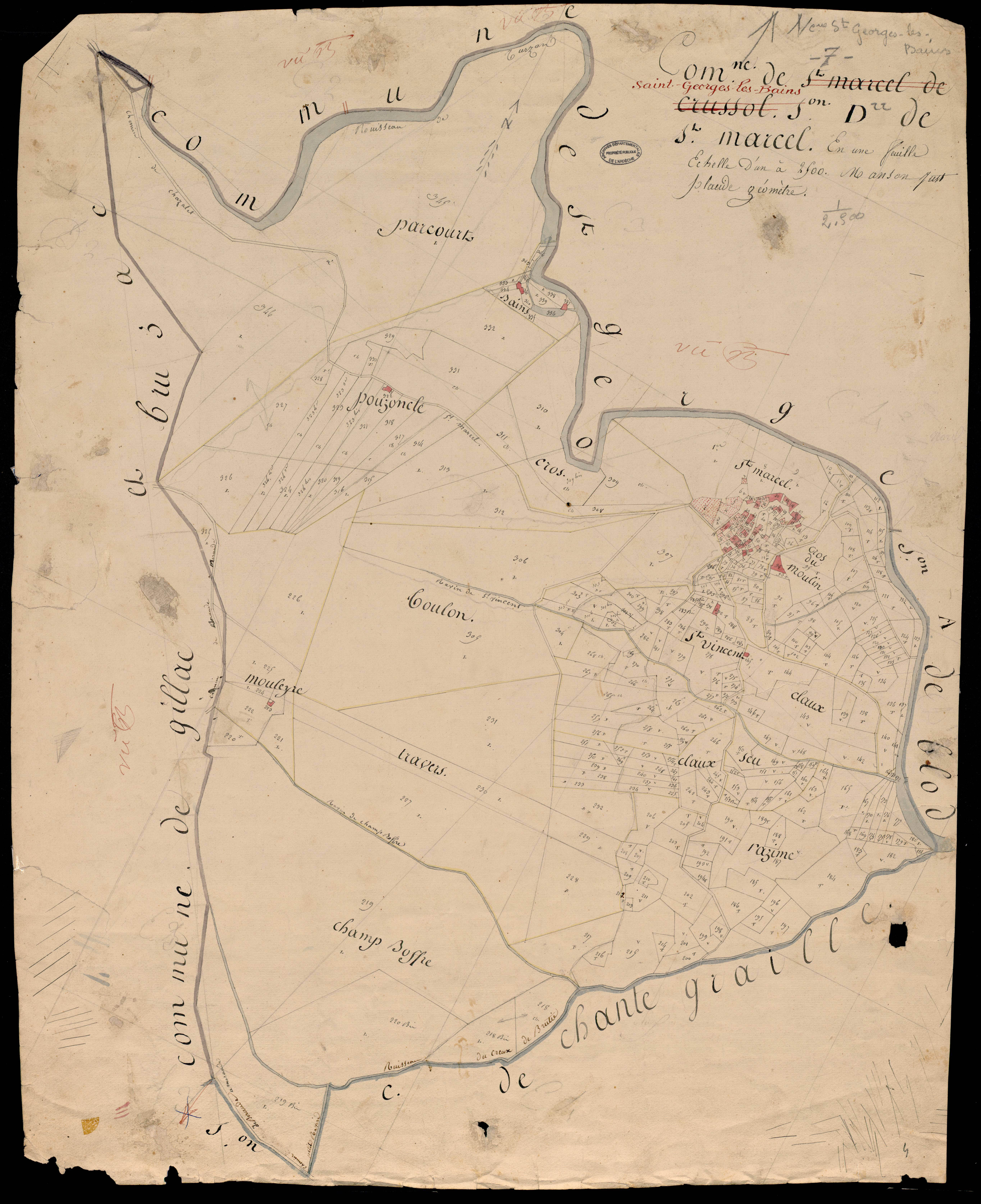 Saint-Georges-les-Bains - Section D
