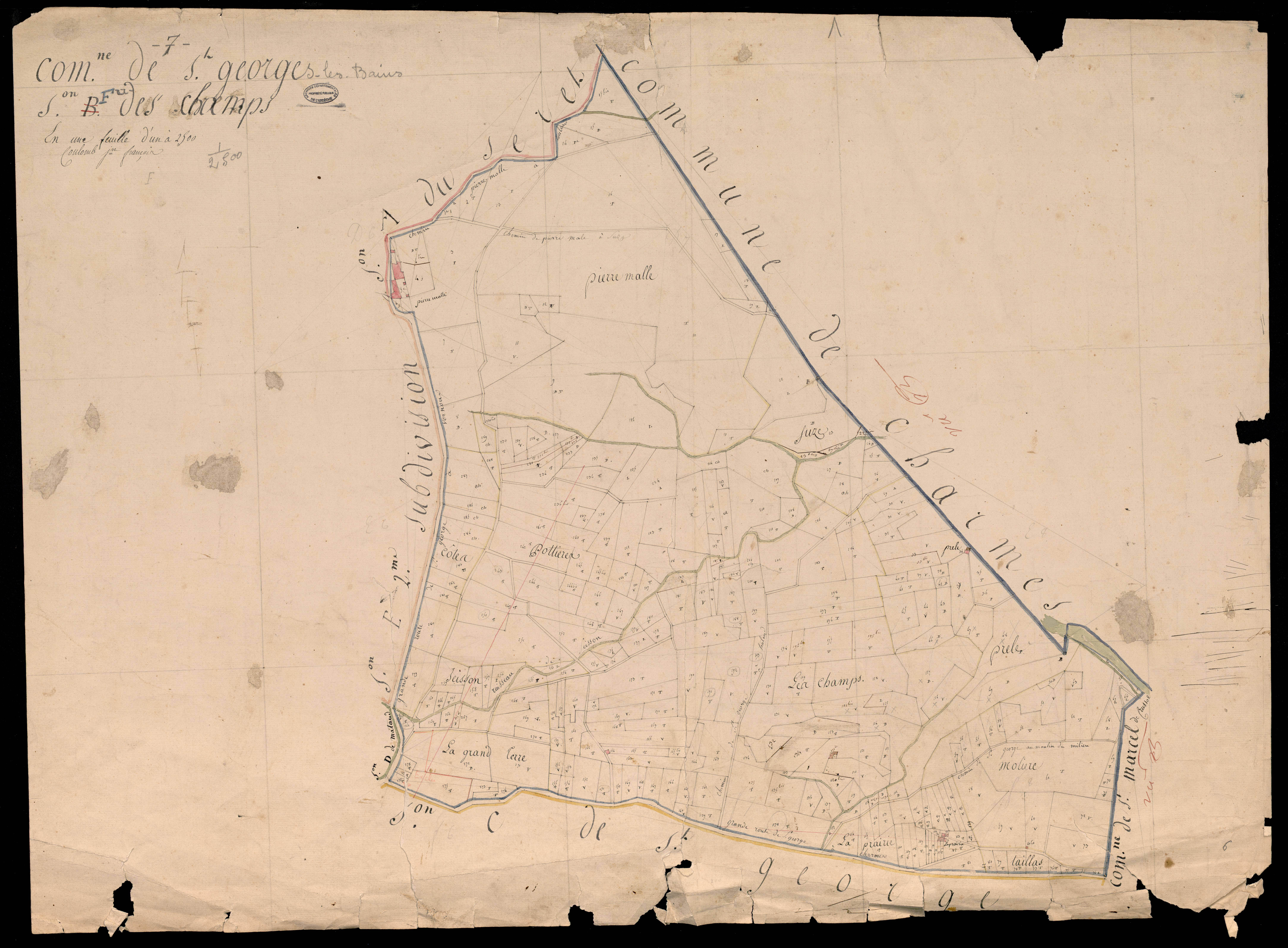 Saint-Georges-les-Bains - Section F