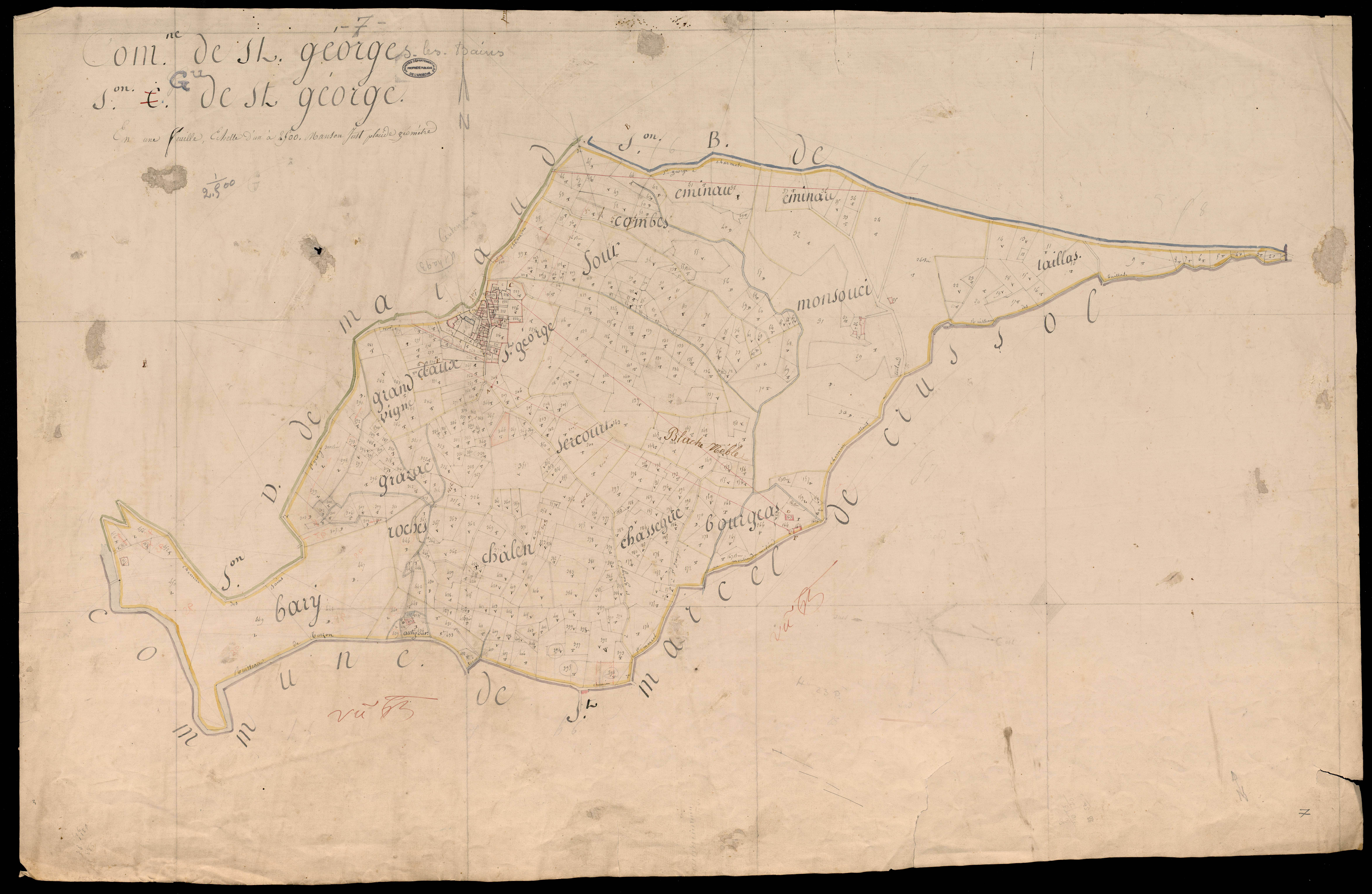 Saint-Georges-les-Bains - Section G