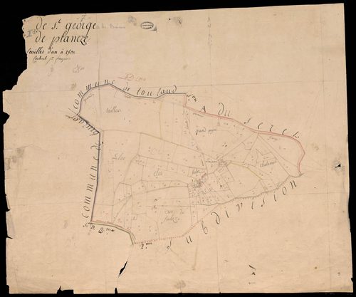 Saint-Georges-les-Bains - Section I - Feuillet 1