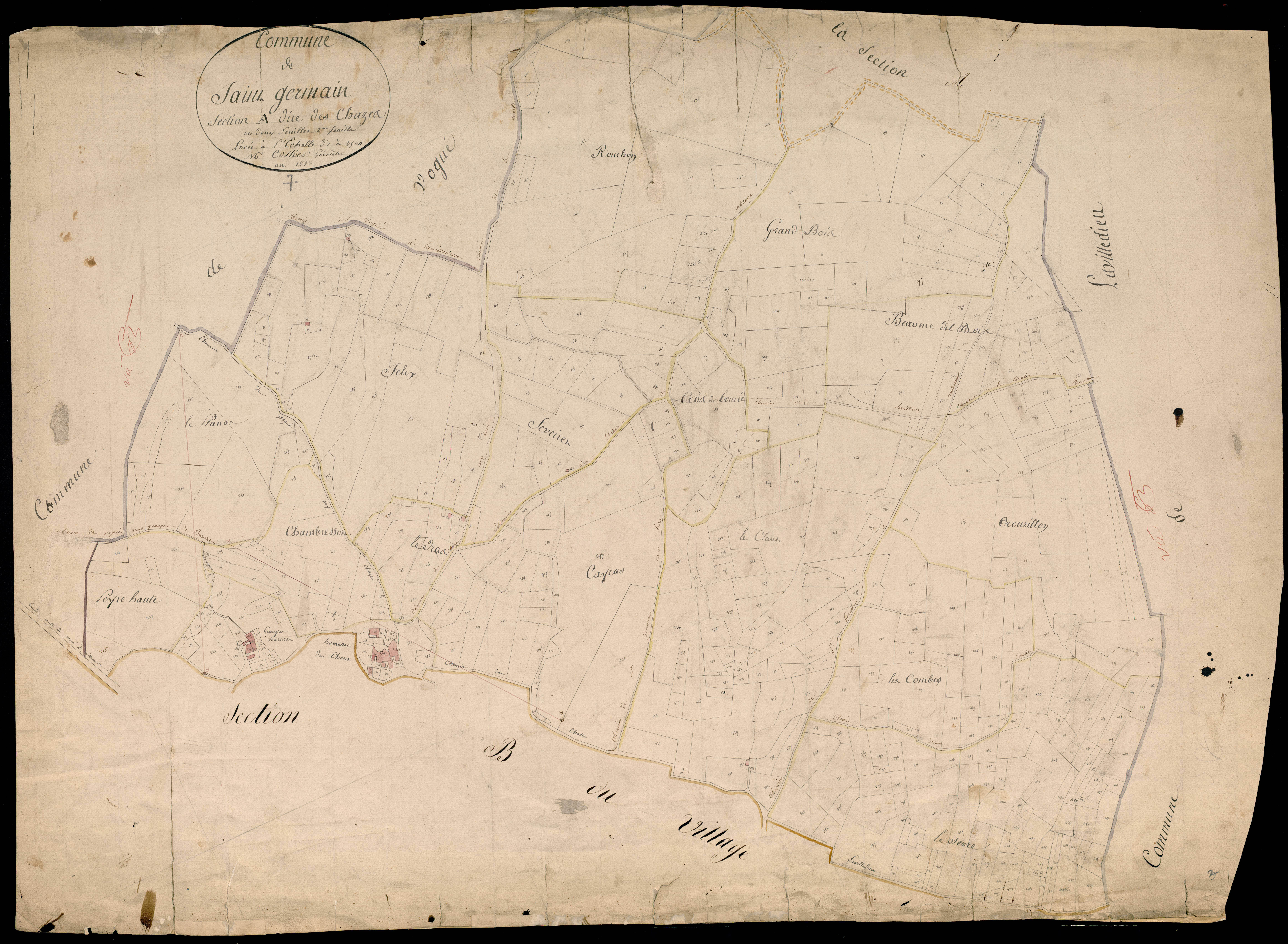 Saint-Germain - Section A - Feuillet 2