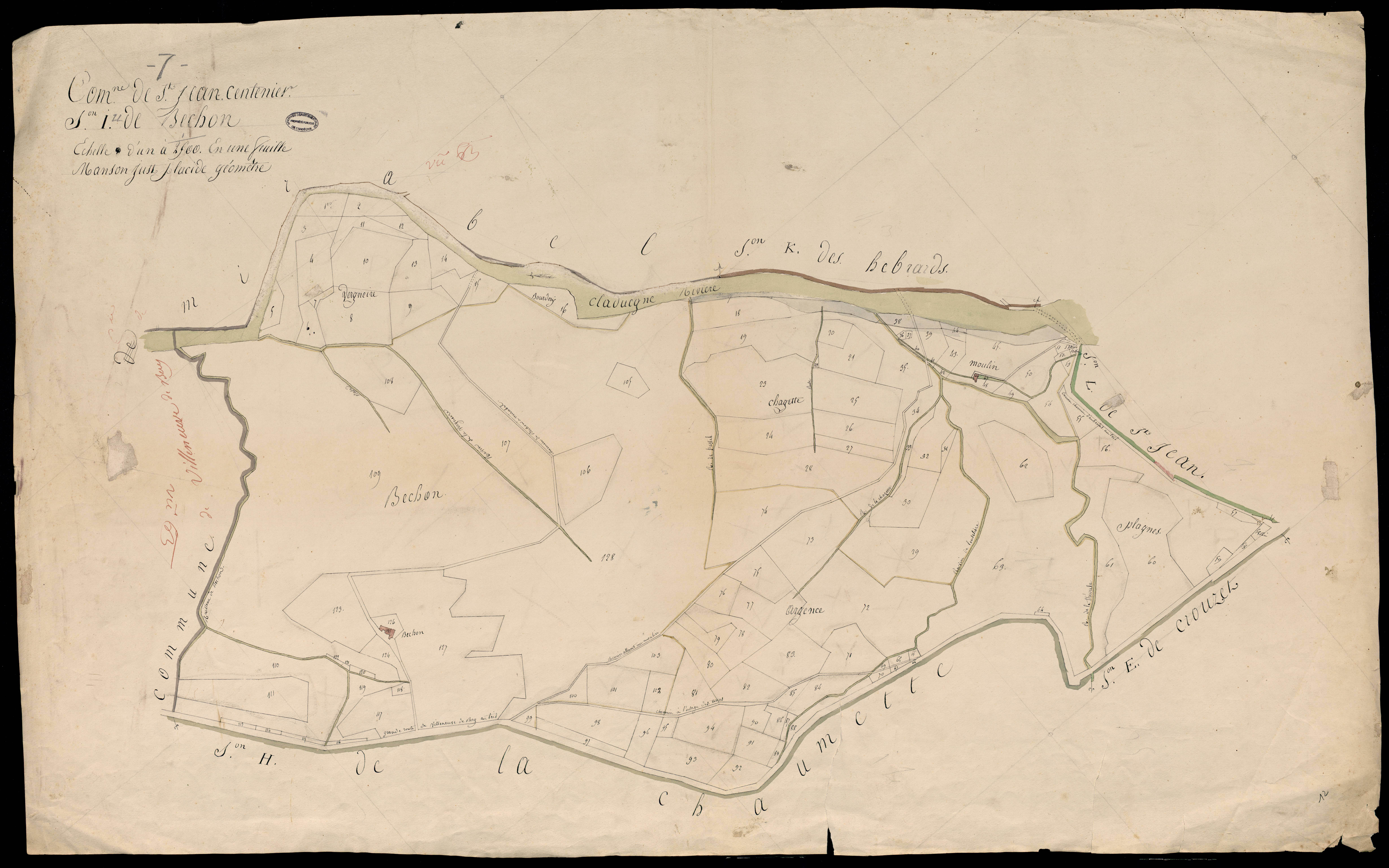 Saint-Jean-le-Centenier - Section I