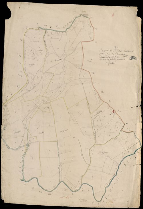 Saint-Jean-le-Centenier - Section H - Feuillet 1