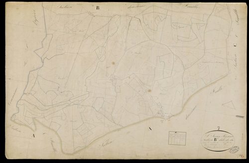 Saint-Jean-Roure - Section B - Feuillet 1