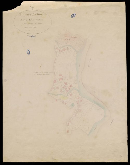 Saint-Julien-Boutières - Section B - Feuillet 3