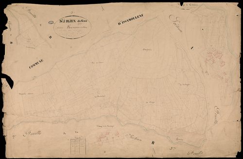 Saint-Julien-du-Gua - Section A - Feuillet 1