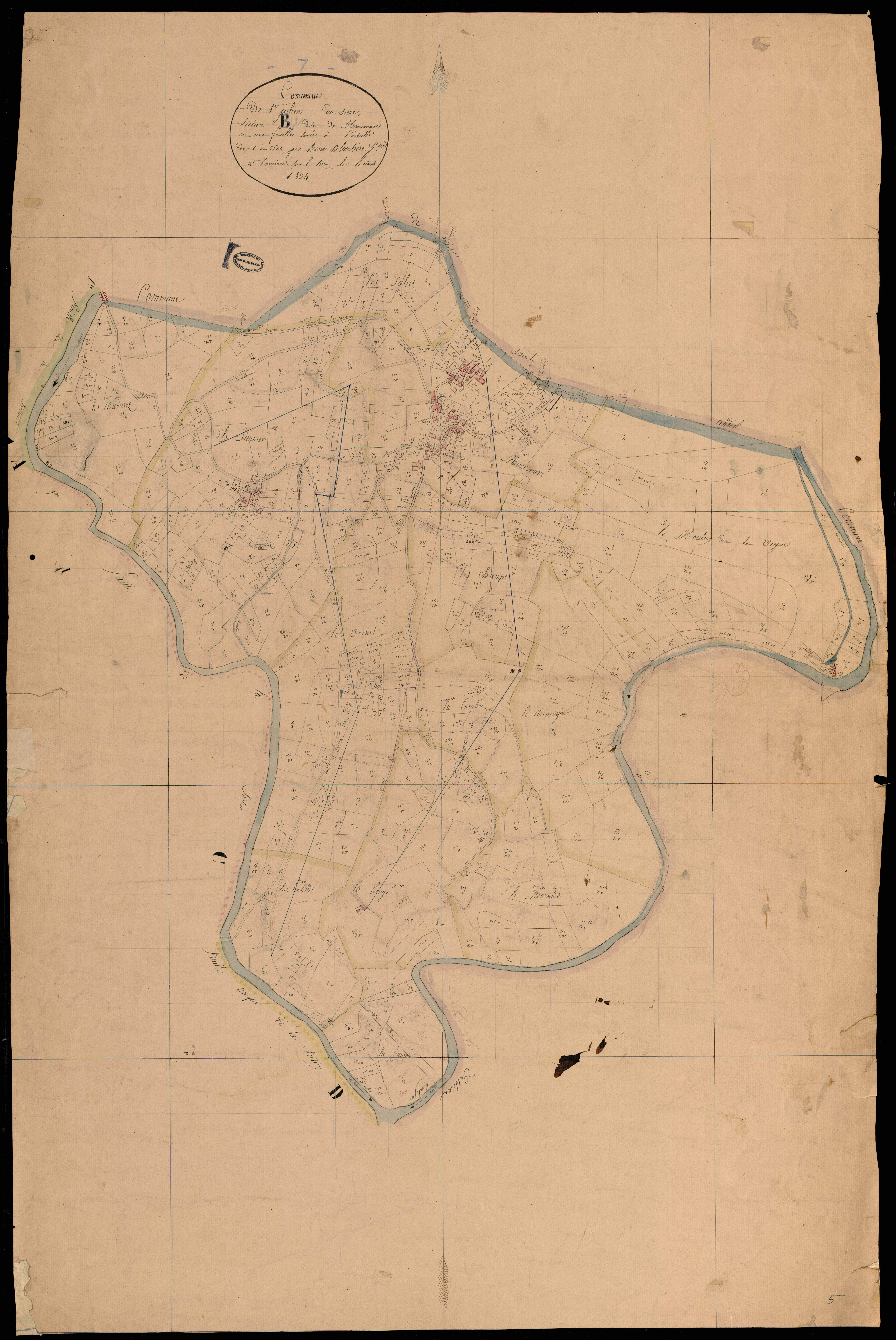 Saint-Julien-du-Serre - Section B
