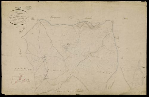 Saint-Julien-Labrousse - Section A - Feuillet 1
