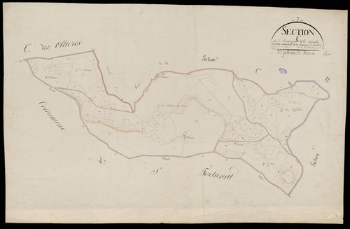 Saint-Julien-le-Roux - Section C - Feuillet 1