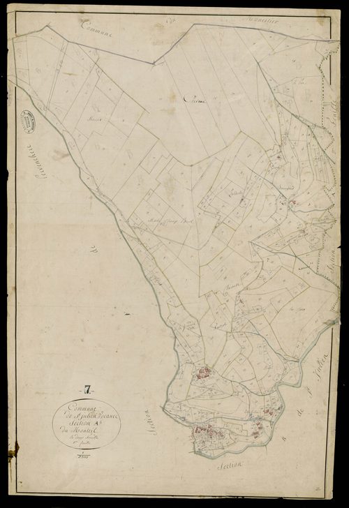 Saint-Julien-Vocance - Section A - Feuillet 1
