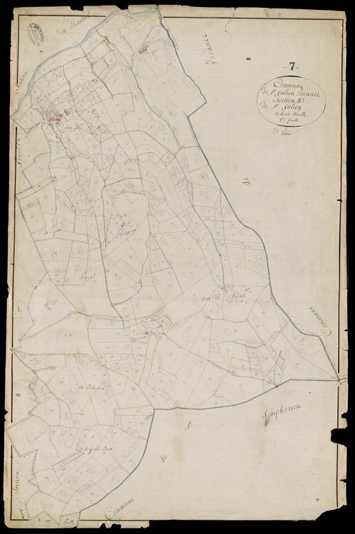 Saint-Julien-Vocance - Section B - Feuillet 1