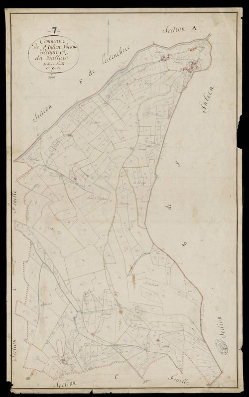 Saint-Julien-Vocance - Section C - Feuillet 1