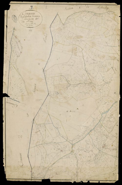 Saint-Julien-Vocance - Section D - Feuillet 1