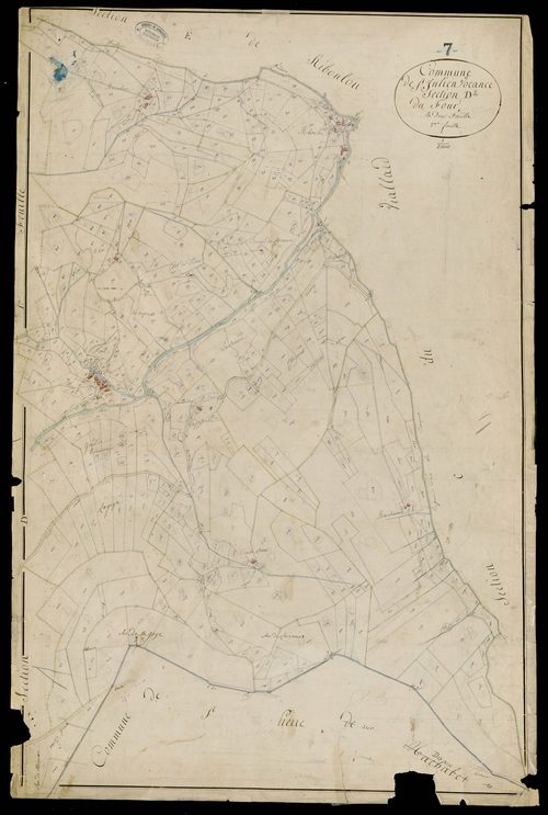 Saint-Julien-Vocance - Section D - Feuillet 2