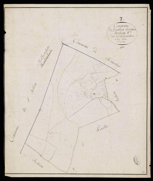 Saint-Julien-Vocance - Section F - Feuillet 1