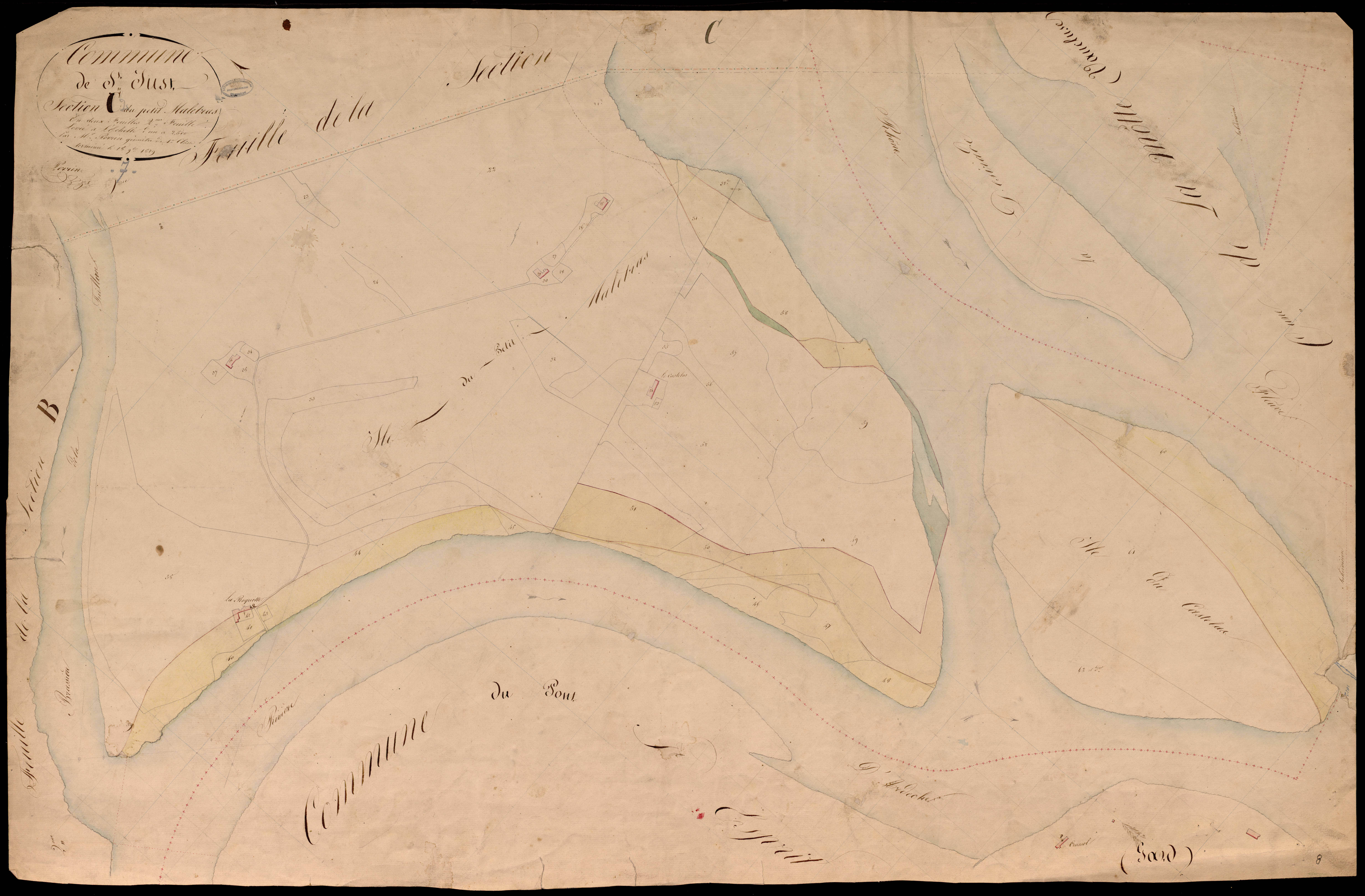 Saint-Just-d'Ardèche - Section C - Feuillet 2