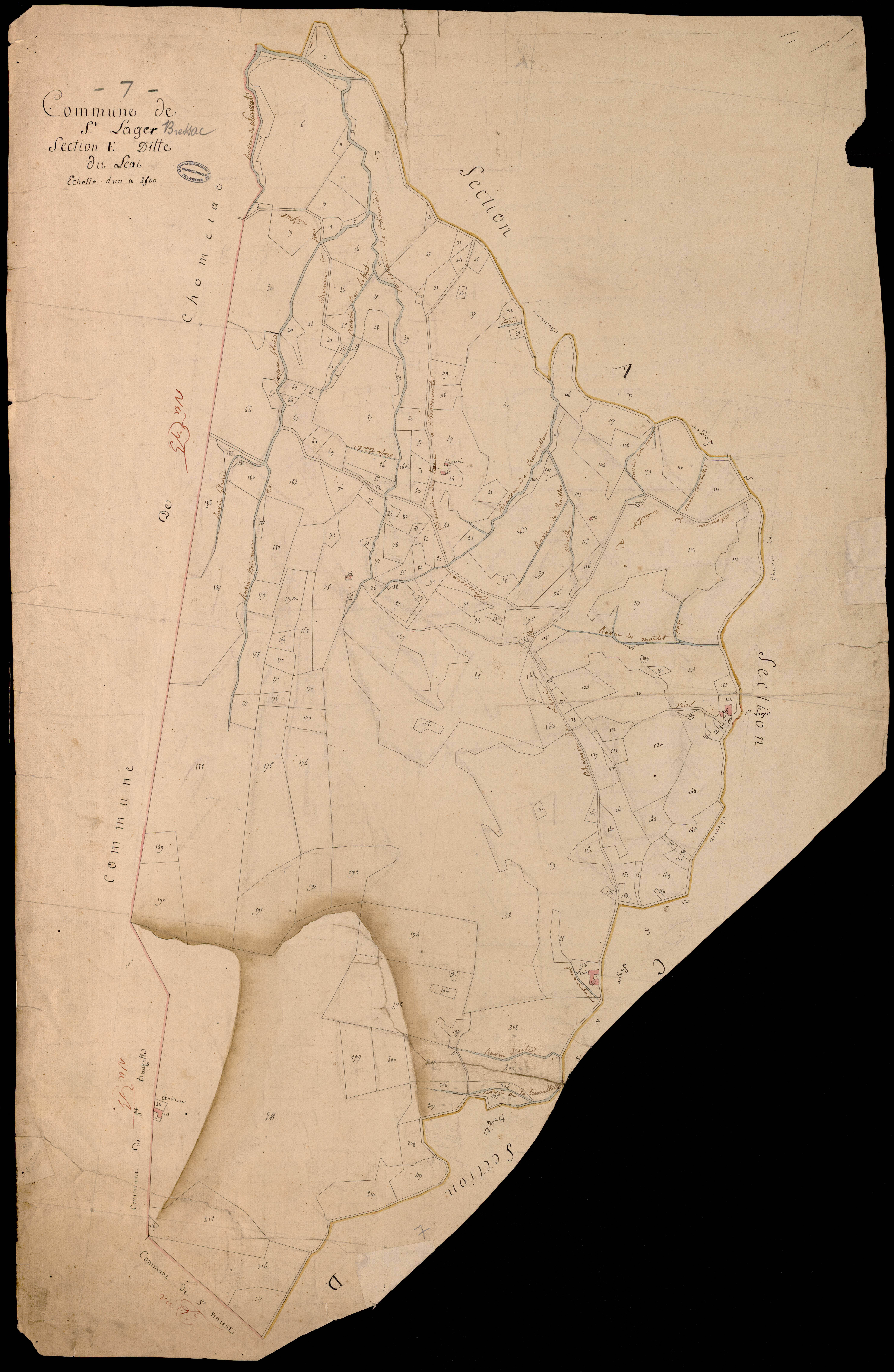 Saint-Lager-Bressac - Section E