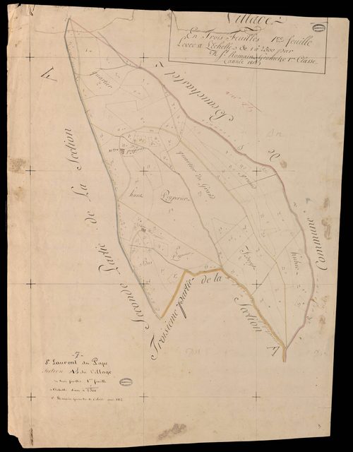 Saint-Laurent-du-Pape - Section A - Feuillet 1