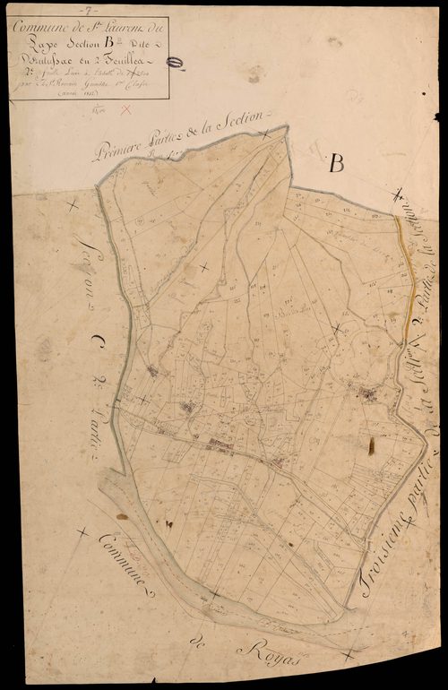 Saint-Laurent-du-Pape - Section B - Feuillet 2