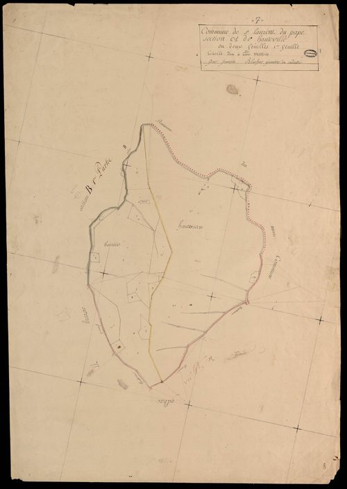 Saint-Laurent-du-Pape - Section C - Feuillet 1
