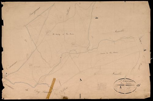 Saint-Laurent-les-Bains - Section A - Feuillet 1