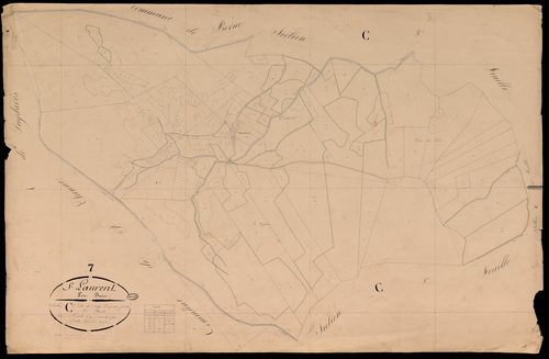 Saint-Laurent-les-Bains - Section C - Feuillet 2
