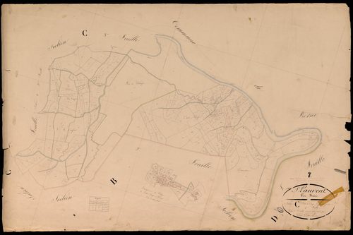 Saint-Laurent-les-Bains - Section C - Feuillet 4