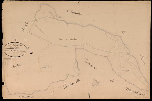 Saint-Laurent-les-Bains - Section D - Feuillet 2
