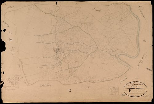 Saint-Laurent-les-Bains - Section F - Feuillet 3