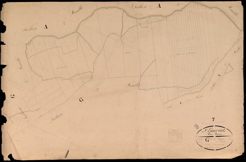 Saint-Laurent-les-Bains - Section G - Feuillet 1