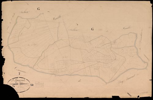 Saint-Laurent-les-Bains - Section G - Feuillet 3