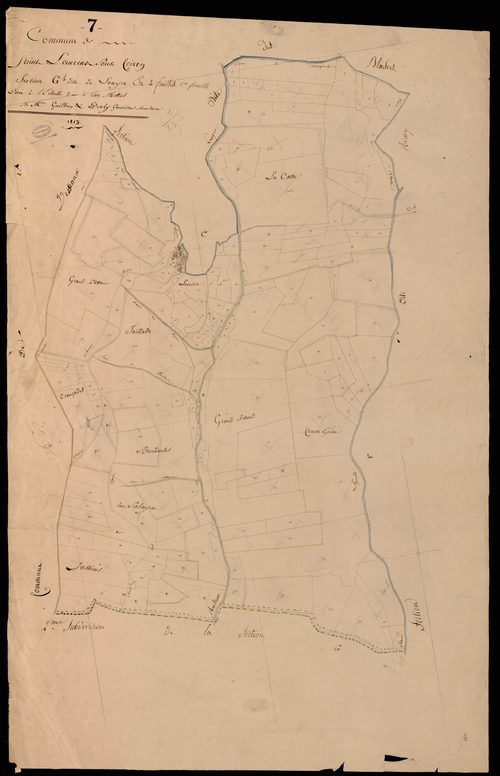 Saint-Laurent-sous-Coiron - Section G - Feuillet 1