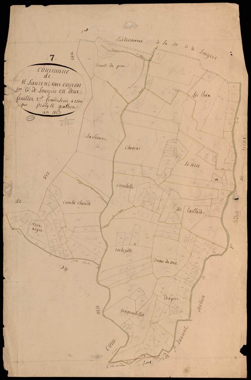 Saint-Laurent-sous-Coiron - Section G - Feuillet 2
