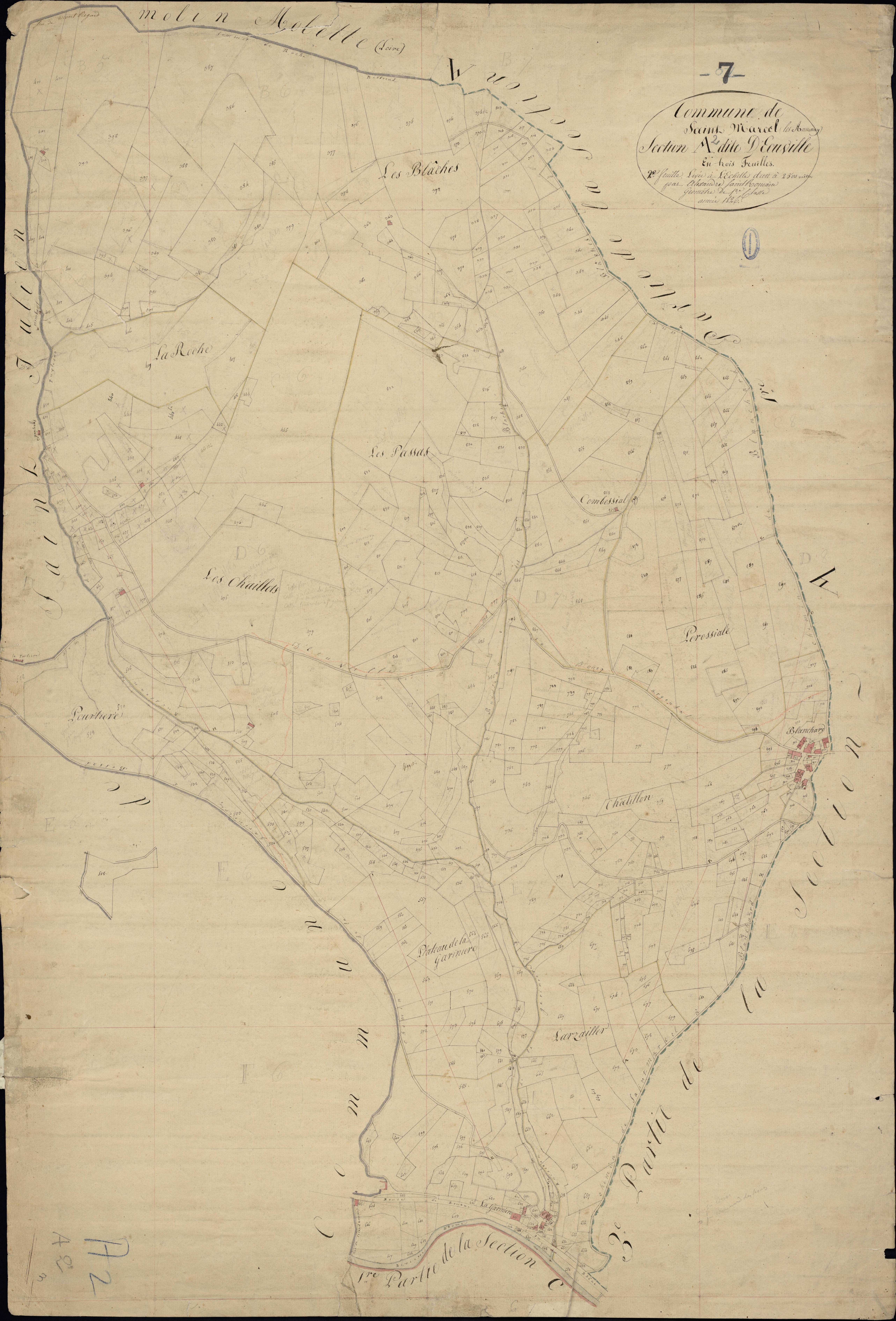 Saint-Marcel-lès-Annonay - Section A - Feuillet 2