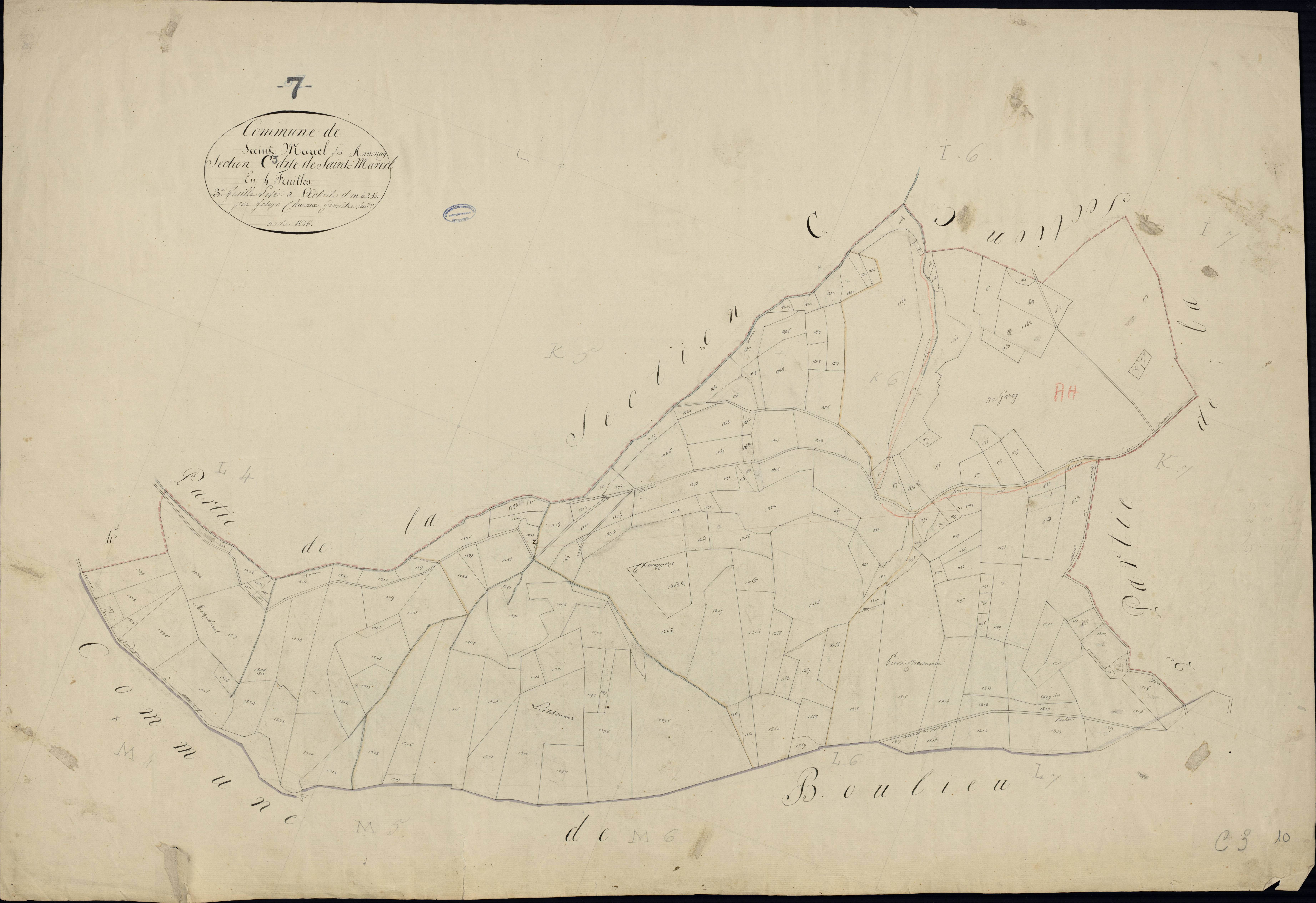 Saint-Marcel-lès-Annonay - Section C - Feuillet 3