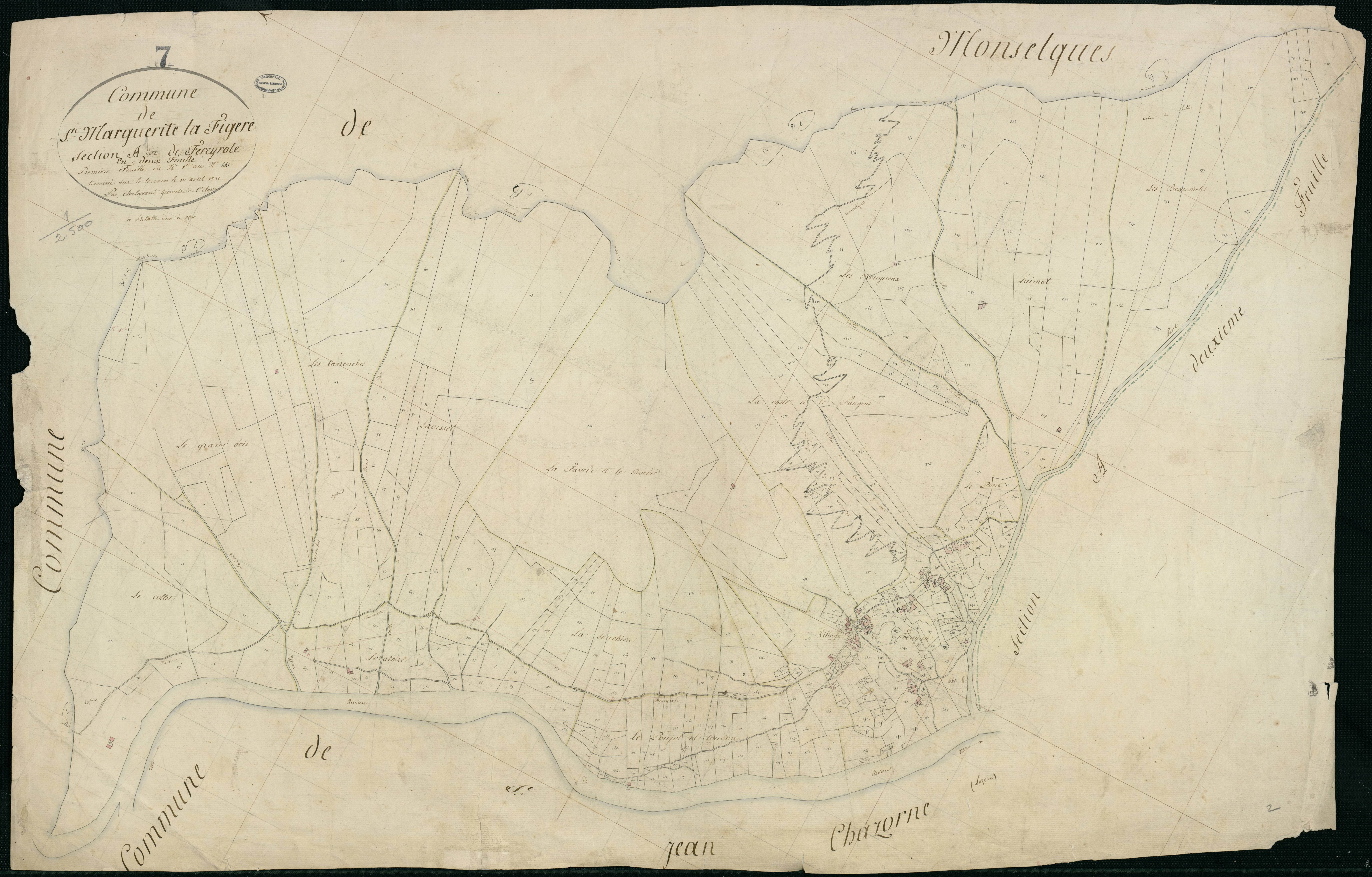 Sainte-Marguerite-Lafigère - Section A - Feuillet 1