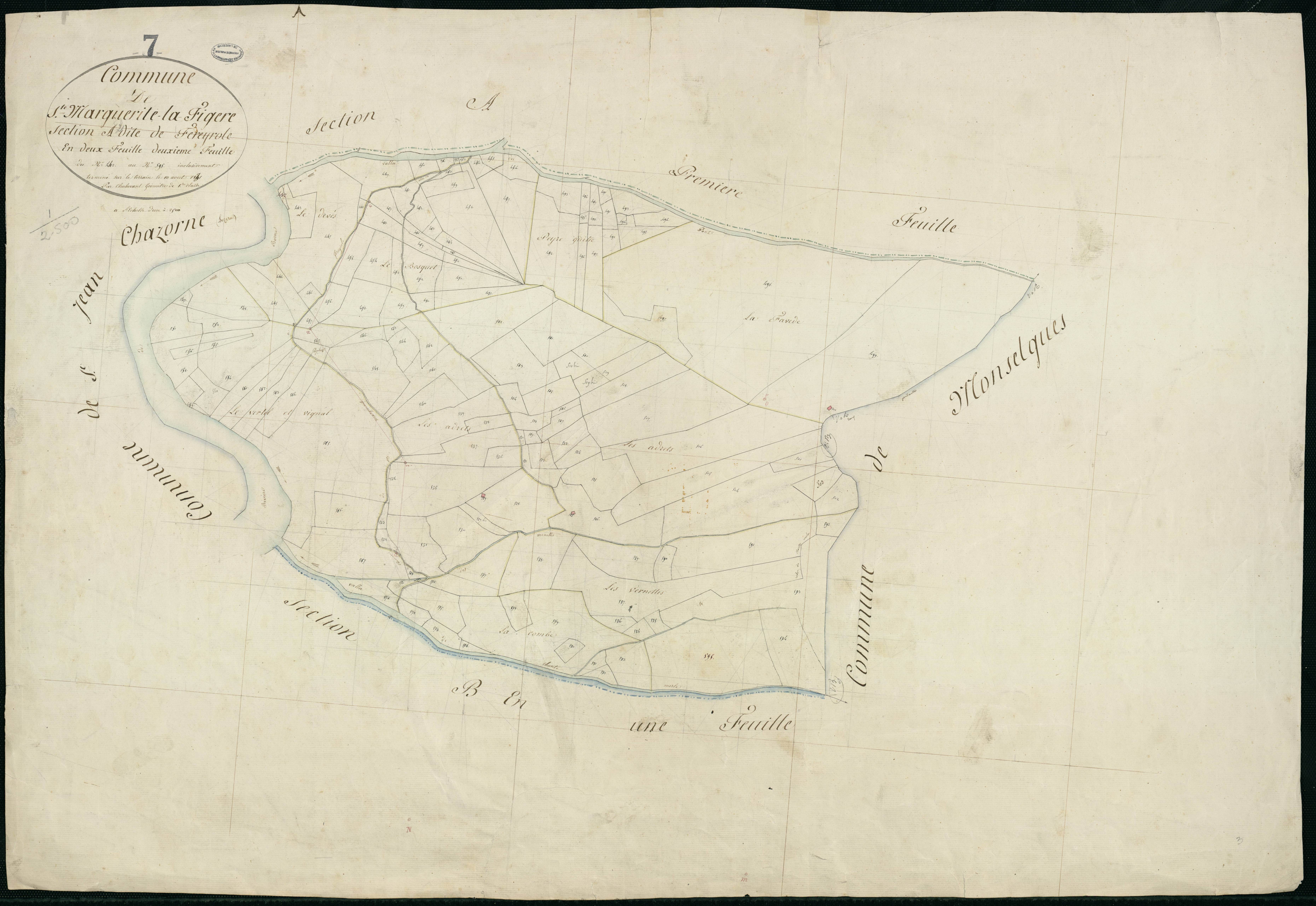 Sainte-Marguerite-Lafigère - Section A - Feuillet 2
